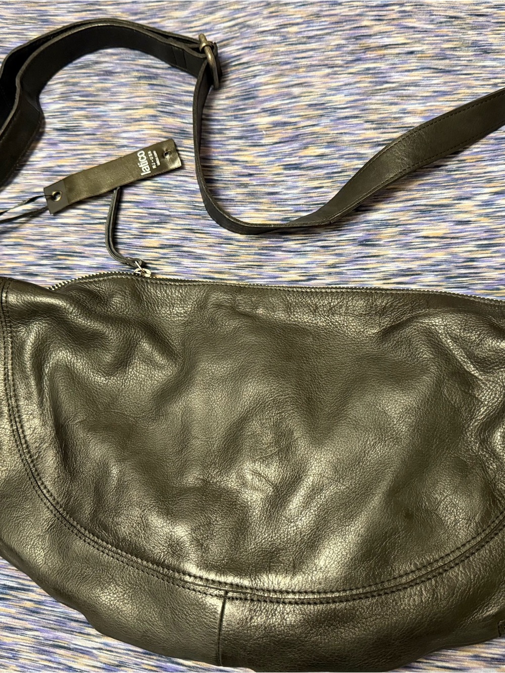 latico Black Leather Callie Shoulder Bag
